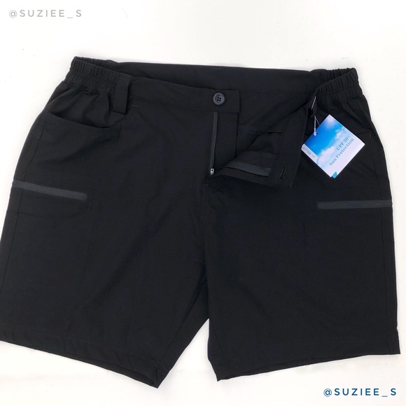 Willit Black Cargo Hiking Shorts Pockets 6” XL NWT - Picture 11 of 15